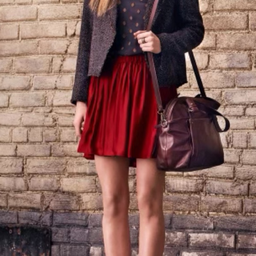 Club Monaco Maroon Skirt size 4